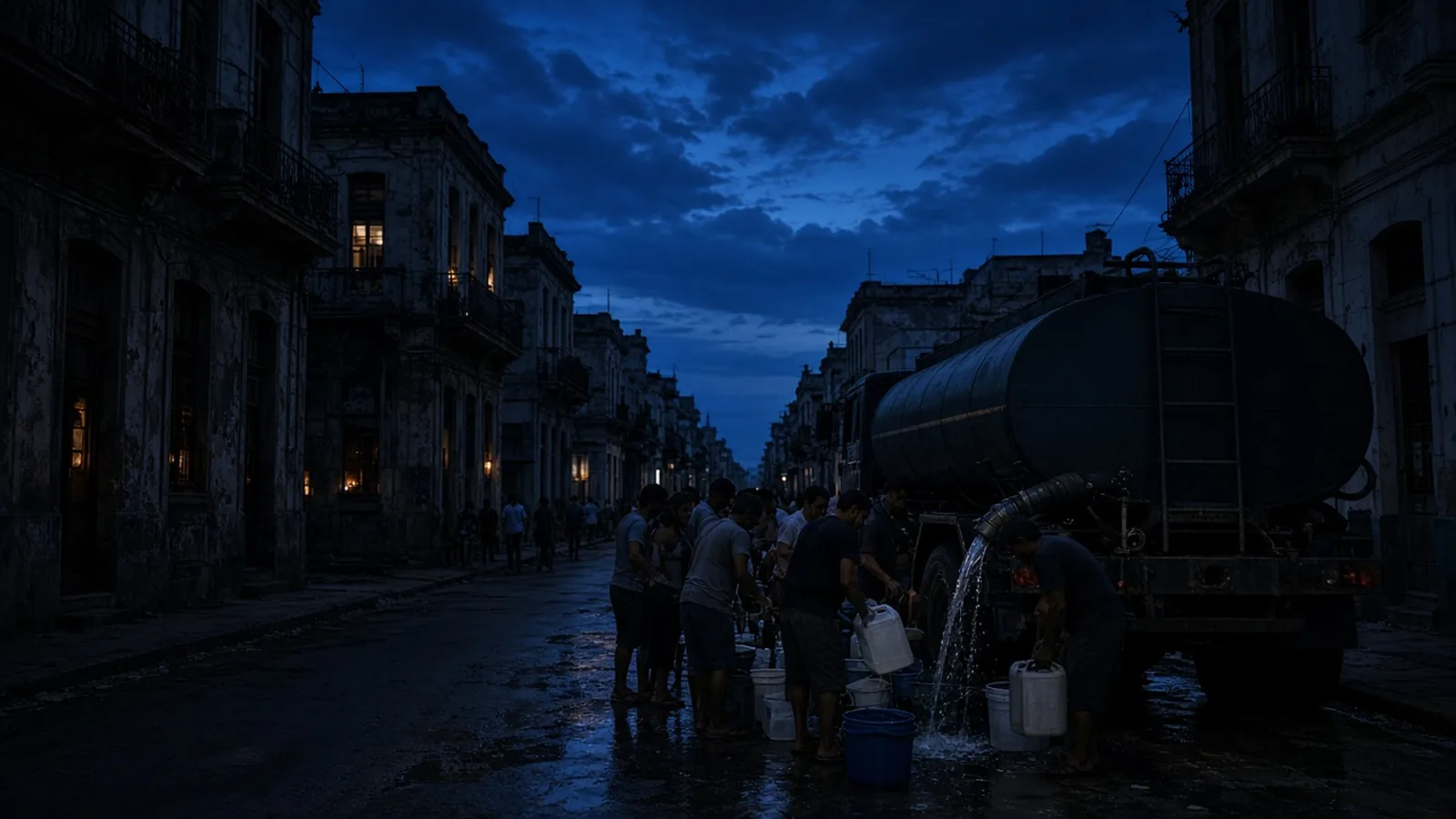 Sin corriente no hay agua: más de 2,6 millones de cubanos con el servicio afectado