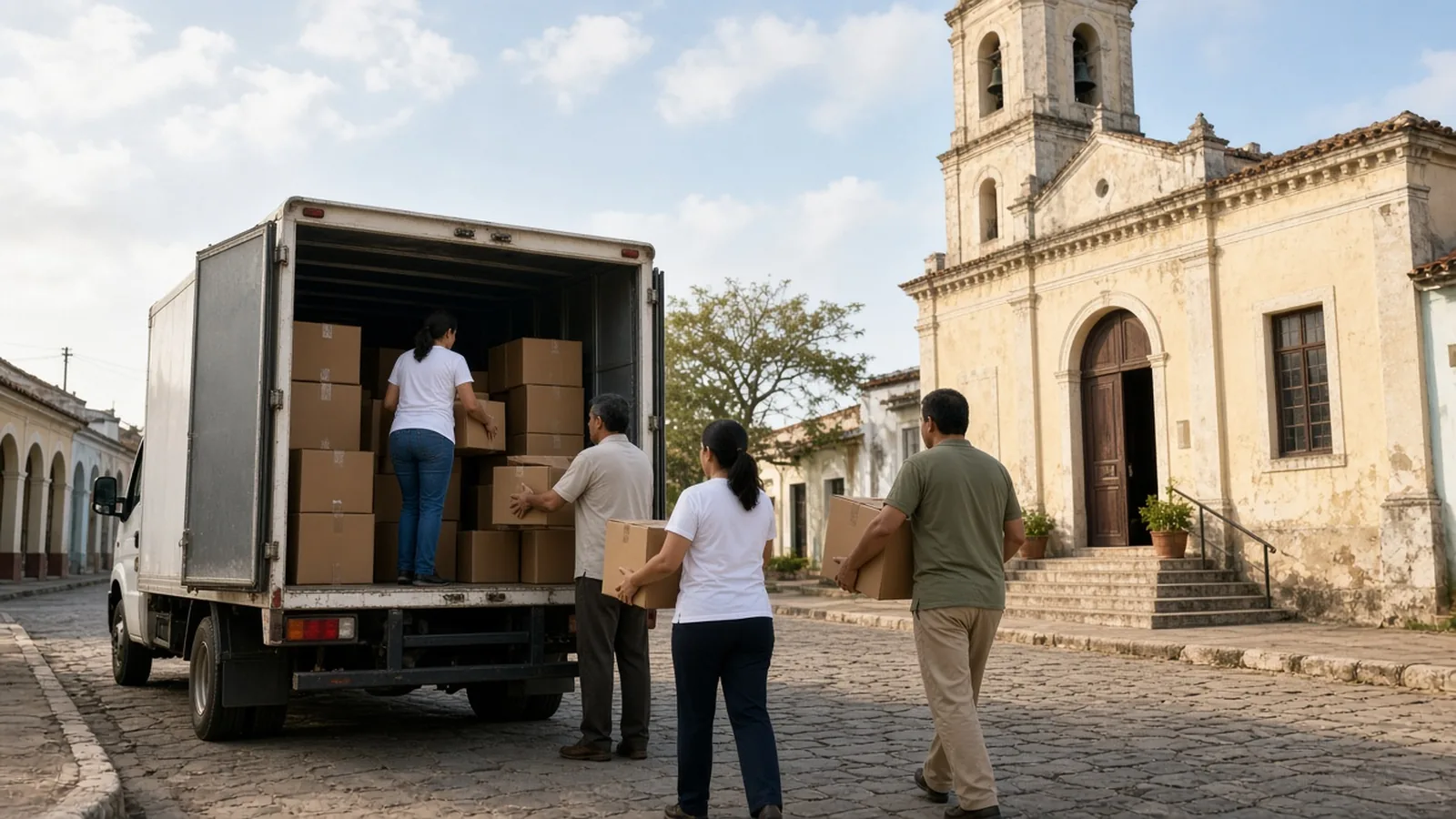 Llega a Santa Clara un segundo envío de ayuda de EE. UU. para familias de Guasimal